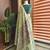 Light olive color jamdani pattern and  meena weaving chanderi cotton saree