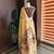 Light yellow color jamdani pattern and  meena weaving chanderi cotton saree