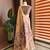 Peach  color jamdani pattern and  meena weaving chanderi cotton saree