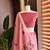 Pink color jamdani pattern and  meena weaving chanderi cotton saree