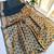 Black color hiran and fish and zari weaving border with classic weaving khadi raw silk saree
