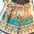Brown color hiran and fish and zari weaving border with classic weaving khadi raw silk saree