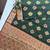 Dark green  color meena weaving buttias and zari weaving  banarasi silk saree