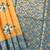 Yellow color meena weaving buttias and zari weaving  banarasi silk saree