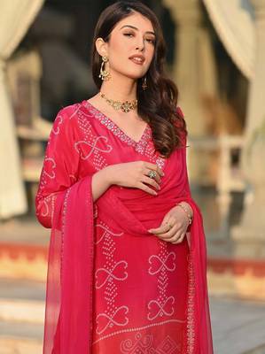 Women Ethnic Motifs Printed Regular Kurta with Salwar & With Dupatta 5