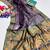 Dark purple color zari and meena woven  tissue silk paithani saree