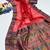Red color zari and meena woven  tissue silk paithani saree