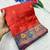Red color zari and meena woven  tissue silk paithani saree
