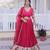 pink silk blend embroidered lehenga set
