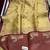 Cream color bandhni style butti weaves khadi raw silk saree