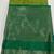 Parrot green color bandhni style butti weaves khadi raw silk saree