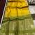 Yellow color bandhni style butti weaves khadi raw silk saree