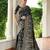 Black color warli design weaving banglori raw silk saree