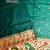 Dark green color zari and meena weaving banarasi silk paithani saree