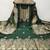Green Chanderi Banarasi silk zari woven design dress material