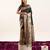 Black color zari  weaving and jal woven banarasi silk paithani saree