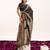 Black color zari  weaving and jal woven banarasi silk paithani saree