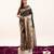Black color zari  weaving and jal woven banarasi silk paithani saree