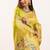 Light parrot green color zari  weaving and jal woven banarasi silk paithani saree