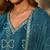 Ethnic Motifs Printed V-Neck Straight Kurta With Trousers & Dupatta
