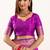 Purple color zari  weaving and jal woven banarasi silk paithani saree