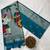 Teal color zari and meena weaving khadi raw silk saree