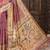 Onion pink color warli printed tissue tussar silk saree