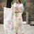 Women Floral Printed Regular Thread Work Kurta with Trousers & With Dupatta