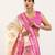 Off white color peacock design with zari weaving banarasi silk paithani saree