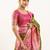 Olive color peacock design with zari weaving banarasi silk paithani saree