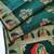 Dark green color meena weaving banarasi silk saree
