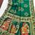 Green color meena weaving banarasi silk saree