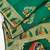 Green color meena weaving banarasi silk saree