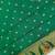 Green color meena weaving banarasi silk saree