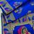 Royal blue color meena weaving banarasi silk saree