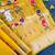 Yellow color small butties and fully zari woven paithani silk saree