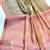 Cream color warli print with flowers tissue tussar silk warli saree