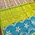 Cream color warli print with flowers tissue tussar silk warli saree