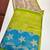 Cream color warli print with flowers tissue tussar silk warli saree