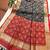 Black color resham and zari weaving raw silk pochampali ikkat saree