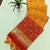 Ember blue color resham and zari weaving raw silk pochampali ikkat saree