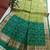 Light olive color resham and zari weaving raw silk pochampali ikkat saree