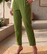 Women's hunter green lycra trouser (hunter green)