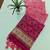 Pink color resham and zari weaving raw silk pochampali ikkat saree