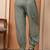 Women relaxed grey viscose rayon trousers