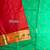 Emerald color peacock design with zari weaving banarasi paithani silk saree