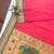 Hot pink peacock design with zari weaving banarasi paithani silk saree