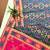 Navy blue color zari and meena weaving patola silk saree