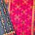 Navy blue color zari and meena weaving patola silk saree