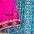 Teal color zari and meena weaving patola silk saree